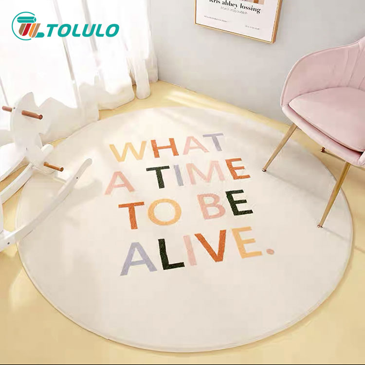 Napa carpets bocah-bocah tumpukan sing apik banget sing dominasi nursery modern